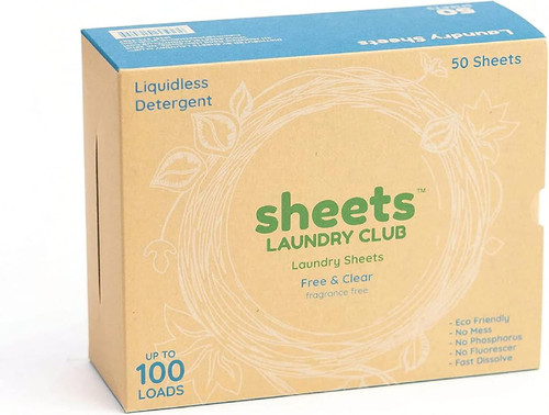 Laundry Club Laundry Detergent Sheet 50/Case