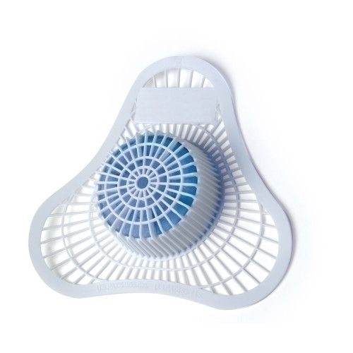 Health Gards® Urinal Screen & Block Citrus Scent White Blue Plastic Non-Para 12/Case