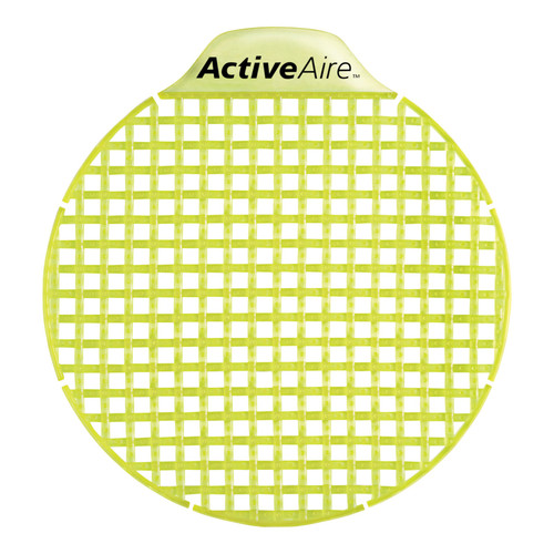 ActiveAire® Urinal Screen Citrus Scent Yellow 8.95X8.80X0.52 IN 12/Case