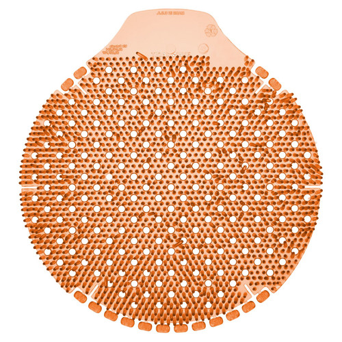 Tidal Wave Urinal Screen Mango Orange EVA 6 Count/Pack 6 Packs/Case 36 Count/Case