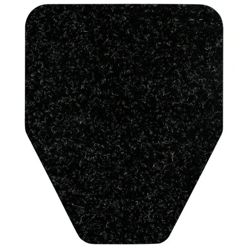 WizKid Urinal Mat Black PET Rubber Antimicrobial No Logo 72/Case