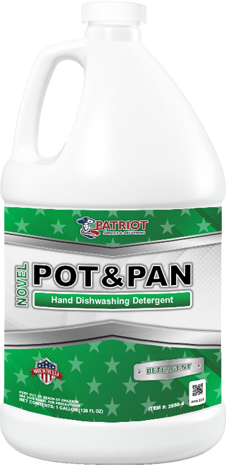 Patriot Novel Manual Pot & Pan Detergent 1 GAL Premium 4/Case