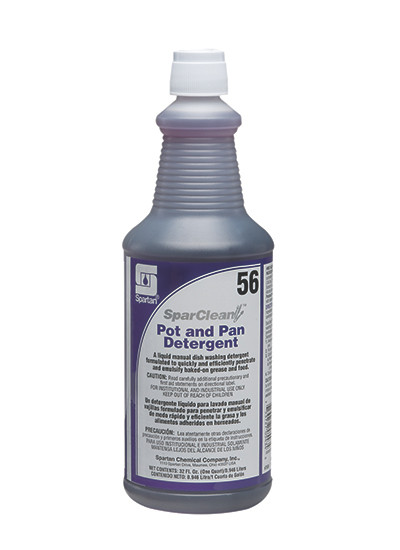 SparClean® Pot and Pan Detergent 56 Pleasant Scent 1 QT Alkaline Liquid 12/Case