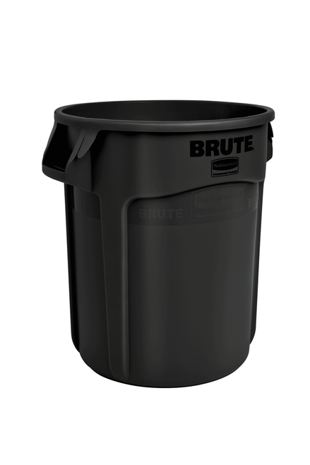 Brute® Trash Can 22.34X19.38X22.88 IN 20 GAL Black Resin Vented Without Lid 1/Each