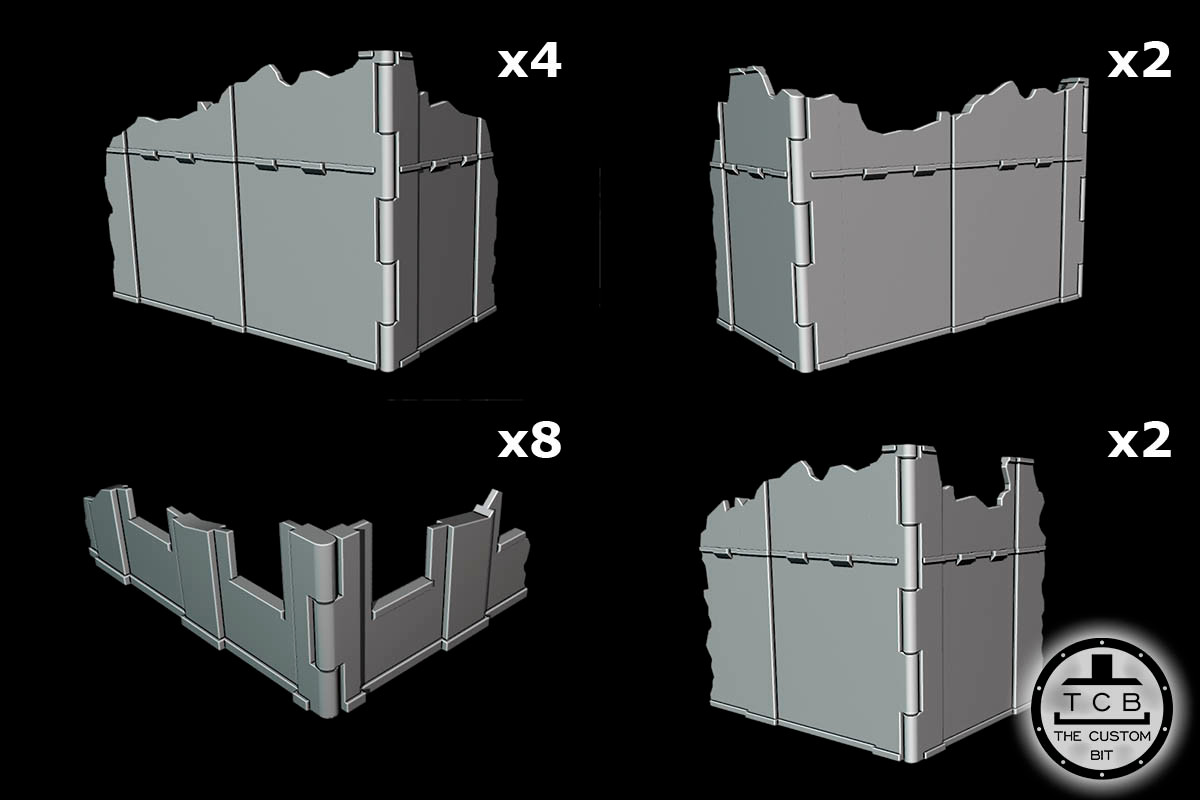 Warhammer 40K Folding Terrain - Chapter Approved 2025 - 3d6 Wargaming