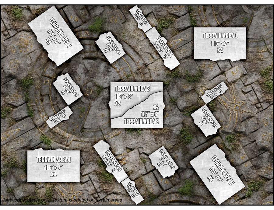 Terrain Area Footprints - 40K 11th Edition - Ancestral