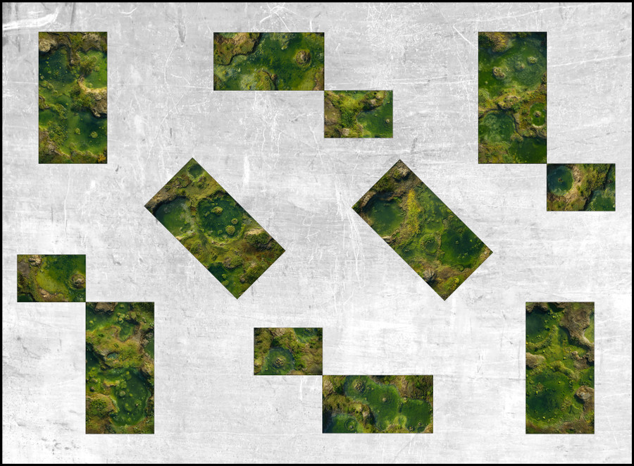 Terrain Bases - 40K Tournament - Blight