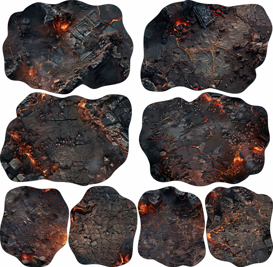 Terrain Bases - Age of Sigmar General's Handbook - Hellscape