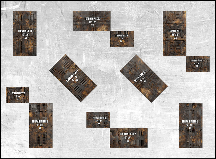 Terrain Bases - 40K Tournament - Rotiron