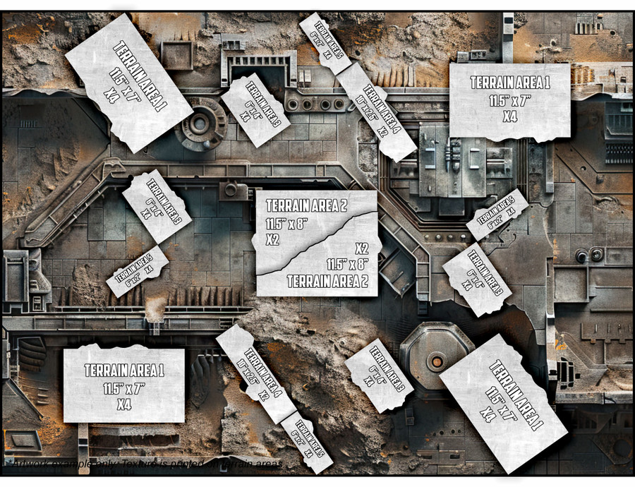Terrain Area Footprints - 40K 11th Edition - Complex