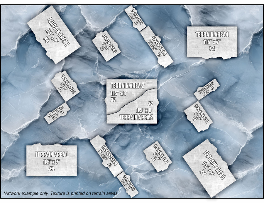 Terrain Area Footprints - 40K 11th Edition - Frostbite