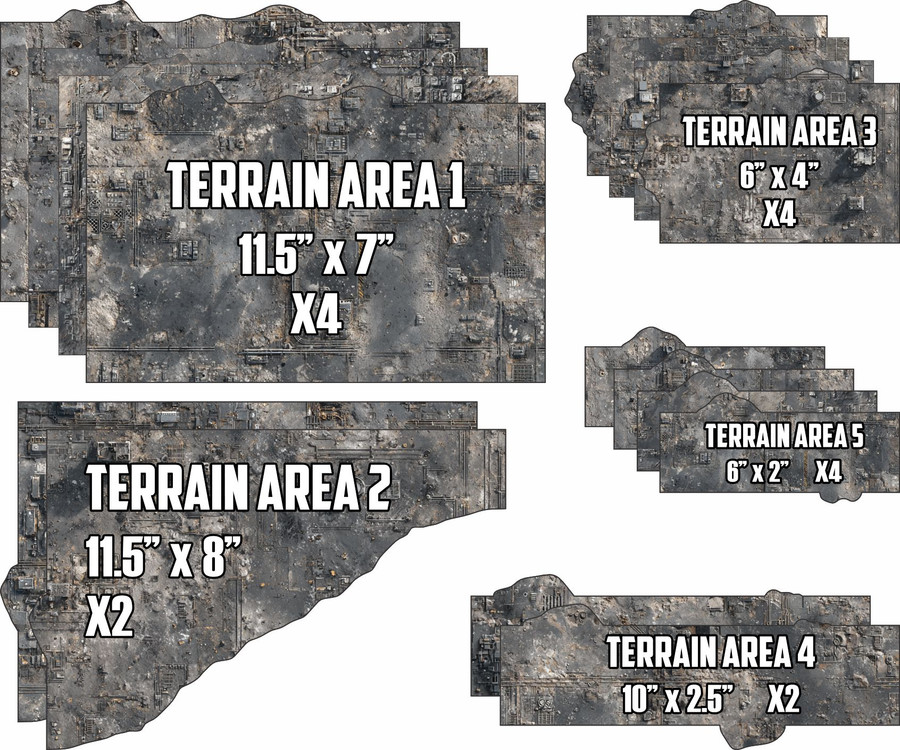 Terrain Area Footprints - 40K 11th Edition - Spire