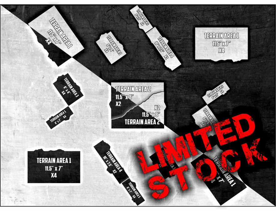 Terrain Area Footprints - 40K 11th Edition - Double-Sided