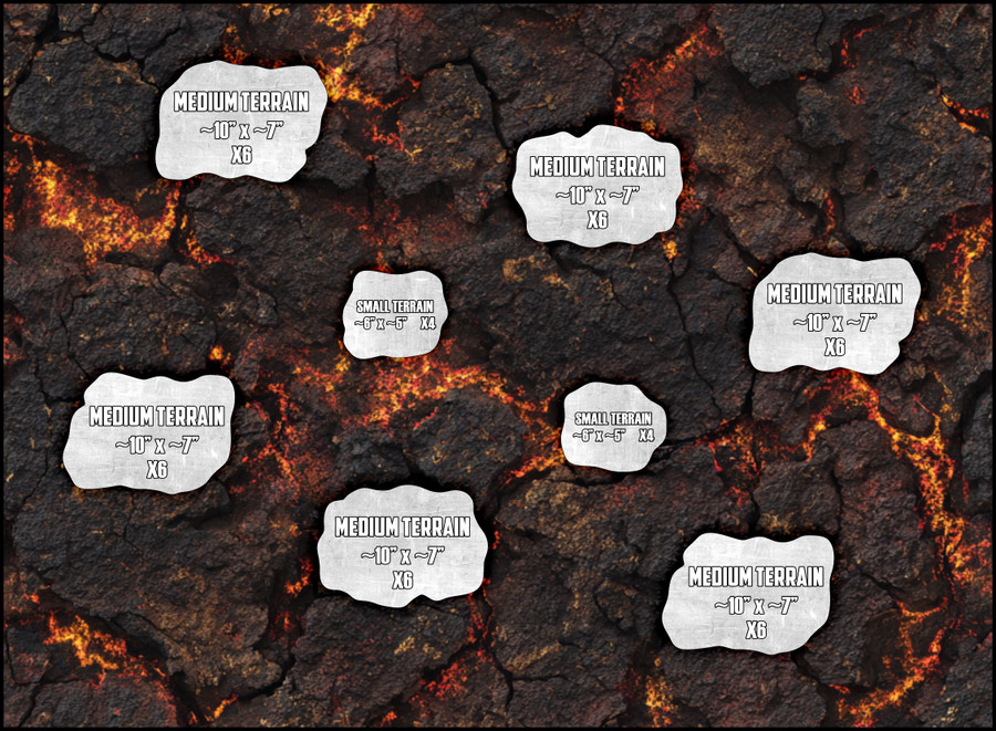 Terrain Bases - Age of Sigmar 2026-27 - Inferno