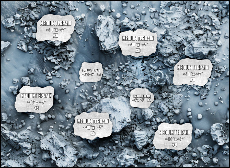 Terrain Bases - Age of Sigmar 2026-27 - Icefall