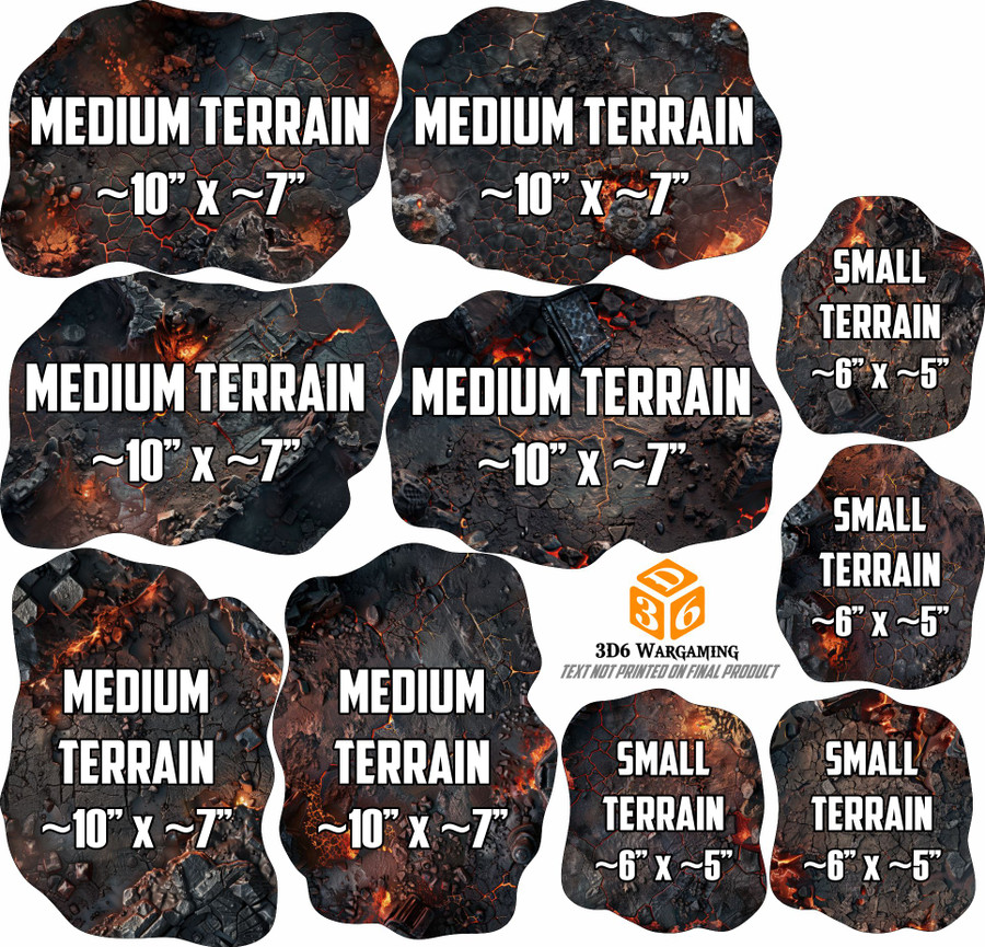 Terrain Bases - Age of Sigmar 2026-27 - Hellscape