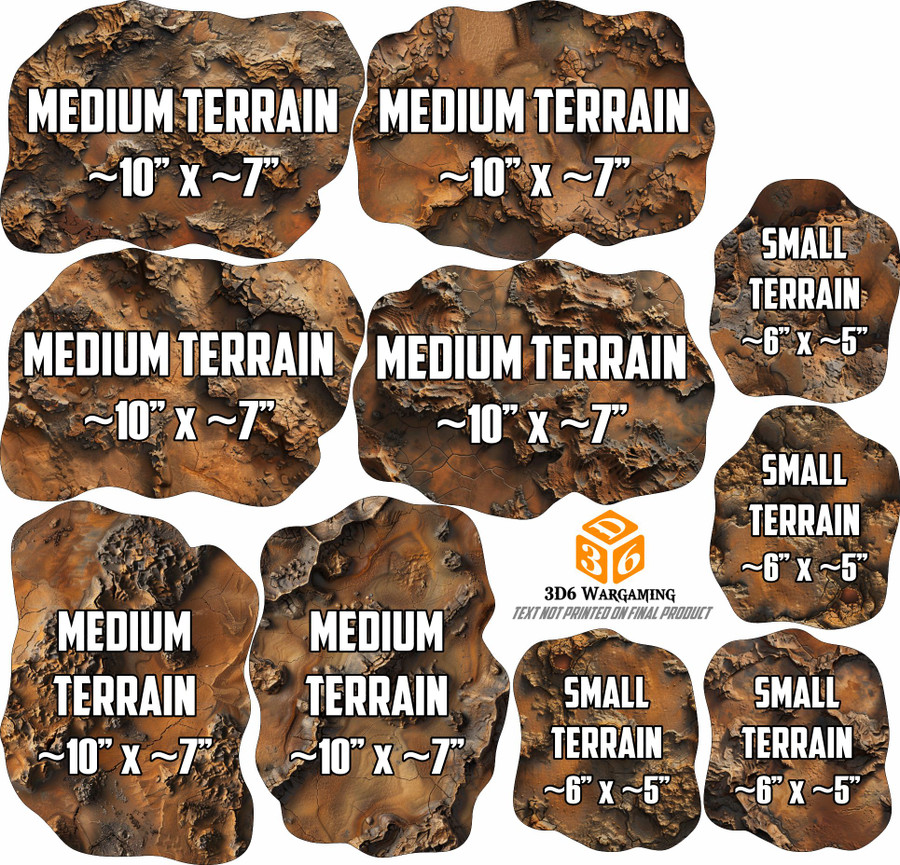 Terrain Bases - Age of Sigmar 2026-27 - Desolation