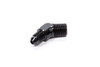 45 Deg Adapter Fitting #4 x 1/4 MPT Black