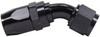 Hose End 45 Degree -10 Black
