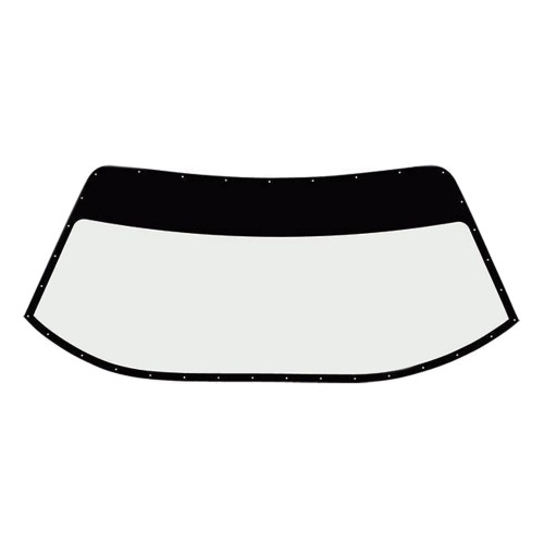 Windshield Precut and Drilled w/Blk Border