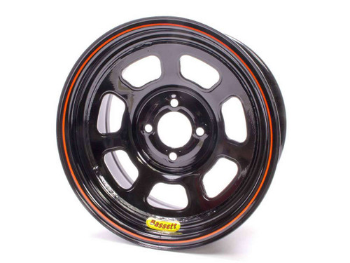 Wheel 14x7 D-Hole 4x4.25 in 4in bs Black