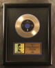 U2 Desire 45 Gold Non RIAA Record Award Island Records To U2
