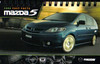 Mazda 5 Fast Facts 2006 Full Color Binder Sales Dealership Brochure, 4" X 6"
