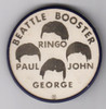 The Beatles Beattles Booster, 1964, Black & White, Vari-Vue, Lenticular Holographic, Flicker, PROMO Pin Badge Button 2.5"