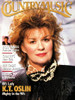 Country Music Magazine May June 1990 K.T. Oslin, Willie Nelson, Ricky Skaggs Pull Out Poster, Roy Clark
