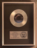 The Jacksons Shake Your Body (Down To The Ground) 45 Platinum RIAA Record Award
