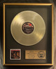 Iron Maiden Piece Of Mind LP Gold RIAA Record Award Capitol Records 
