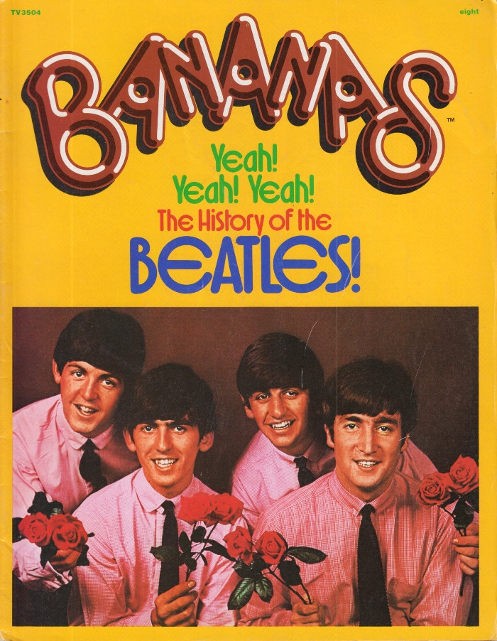 Bananas Magazine #8 1976 Yeah Yeah Yeah The History Of The Beatles Special Issue
