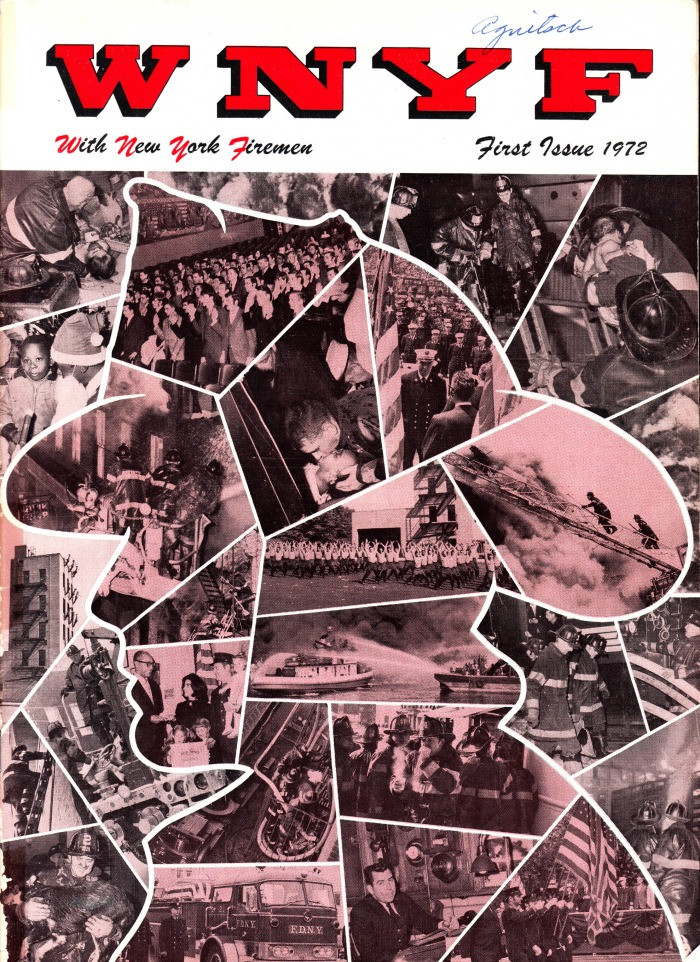 WNYF Magazine Volume 33 #1 First Issue 1972, FDNY Joseph Vassallo Art Director, Con Edison Transformer Fire, FD Payroll
