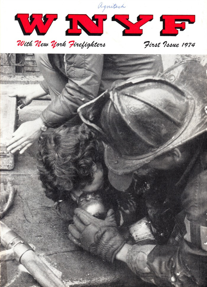 WNYF Magazine Volume 35 #1 First Issue 1974, FDNY Fr. James Brennan Engine 50-2 & Allan Reese Ladder 19 Save Three Children, Holocaust In Harlem
