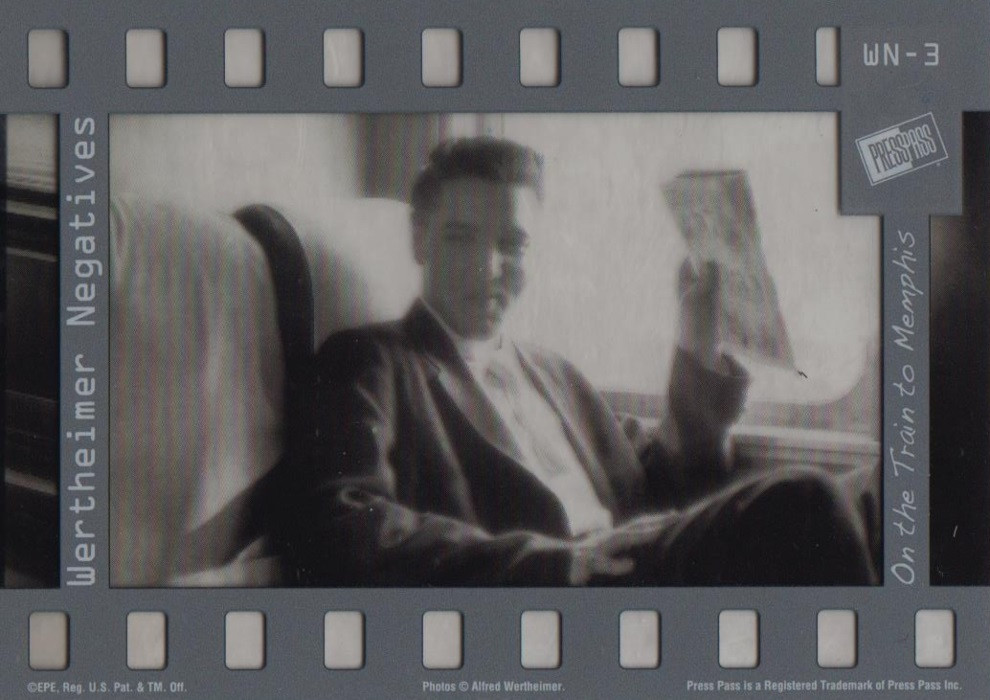 Elvis Presley Press Pass 2007 Trading Card Elvis The Music Wertheimer Negatives WN-3
