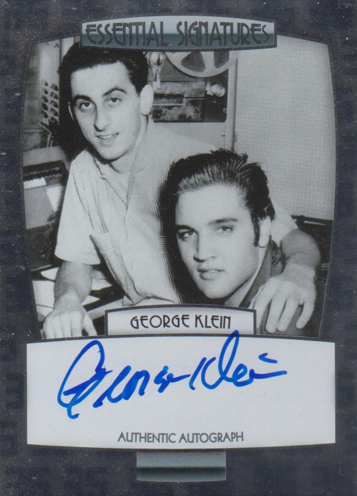 Elvis Presley Press Pass 2012 Trading Card ES-GK Essential Signature George Klein (#1)
