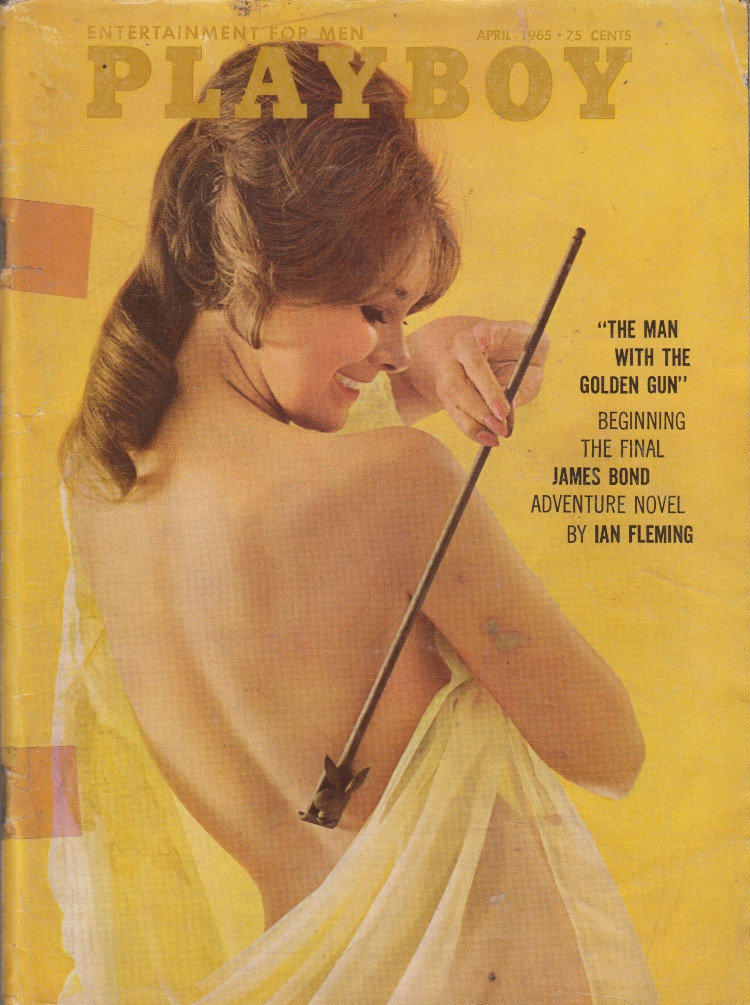 Playboy Magazine April 1965 Covergirl Lannie Balcom, Playmate Sue Williams, Ian Fleming James Bond The Man With The Golden Gun (#4)
