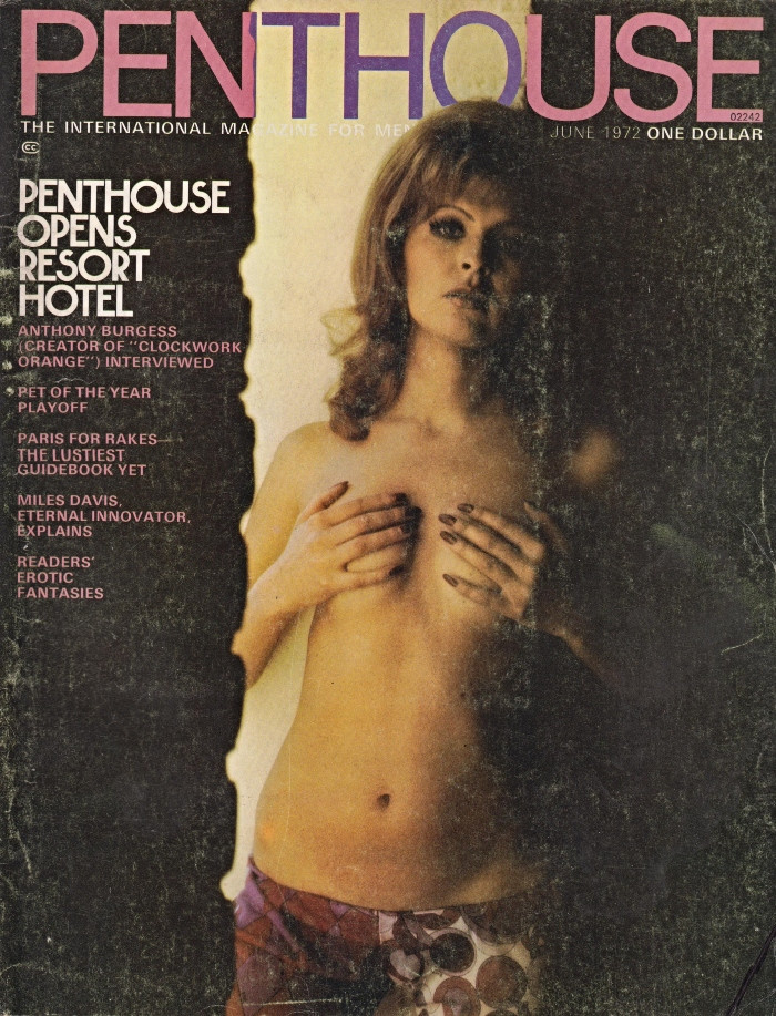 Penthouse Magazine June 1972 Pet Covergirl & Centerfold Nevenka Dundek, Miles Davis, Clockwork Orange (1)
