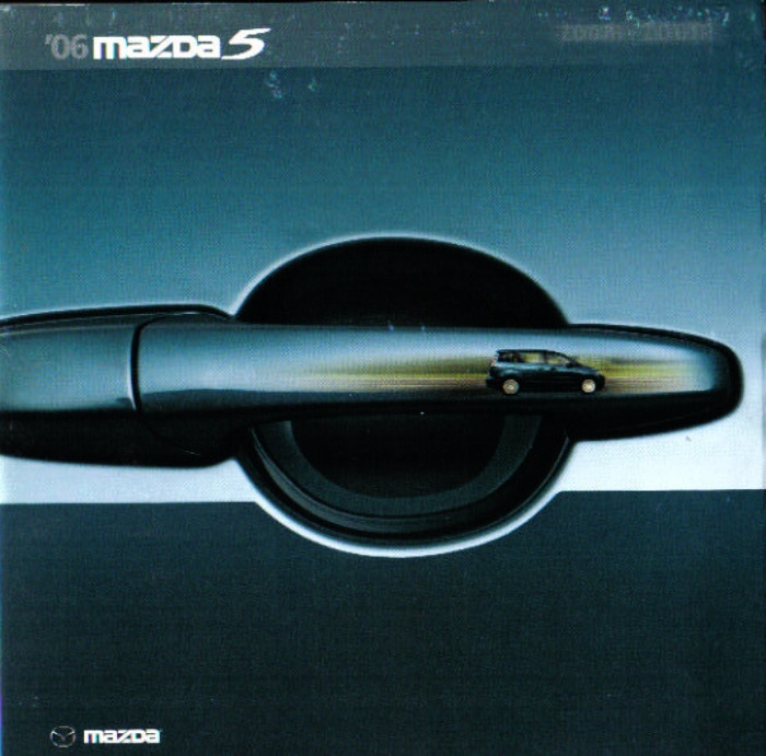 Mazda 5 2006 Full Color Sales Dealership Brochure, 7.5" X 7.5"
