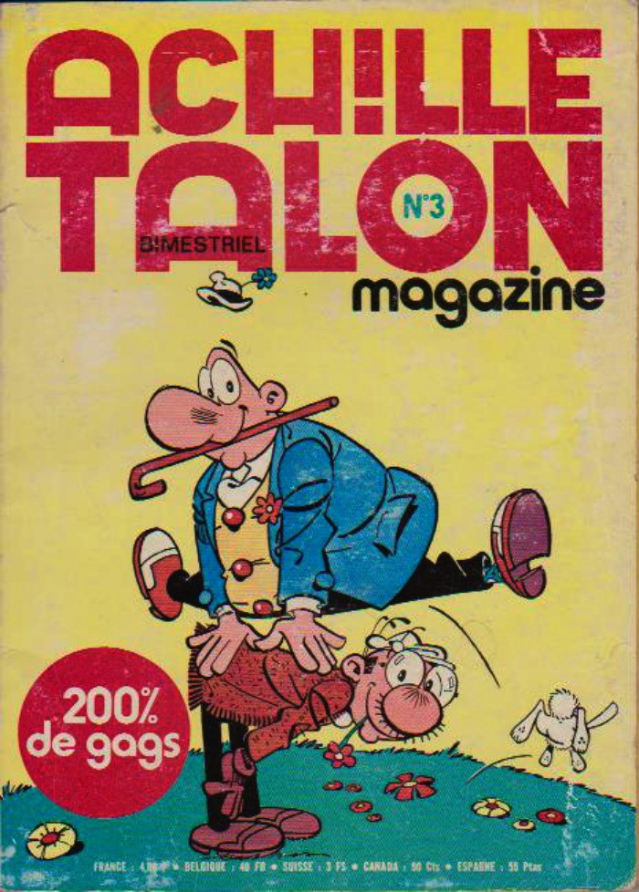 Achille Talon #3 Comic Magazine Digest February 1976 All French Language Text
