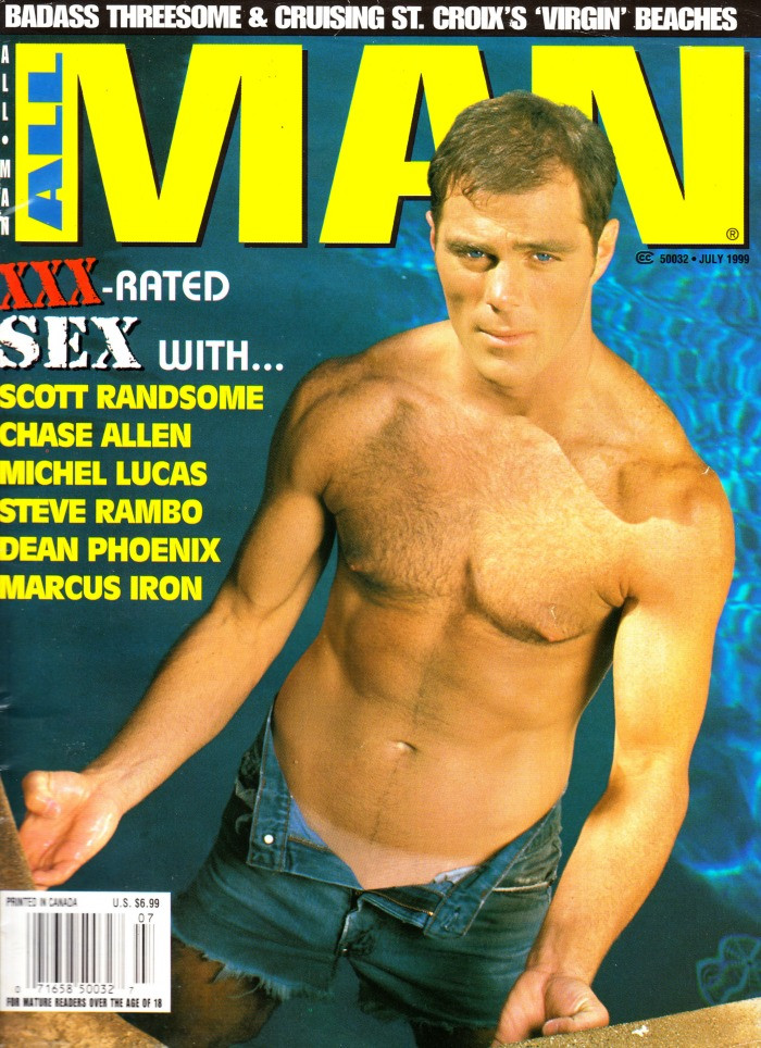 All Man Magazine July 1999 Gay, Scott Randsome, Chase Allen, Michel Lucas, Steve Rambo, Dean Phoenix, Marcus Iron (#5)
