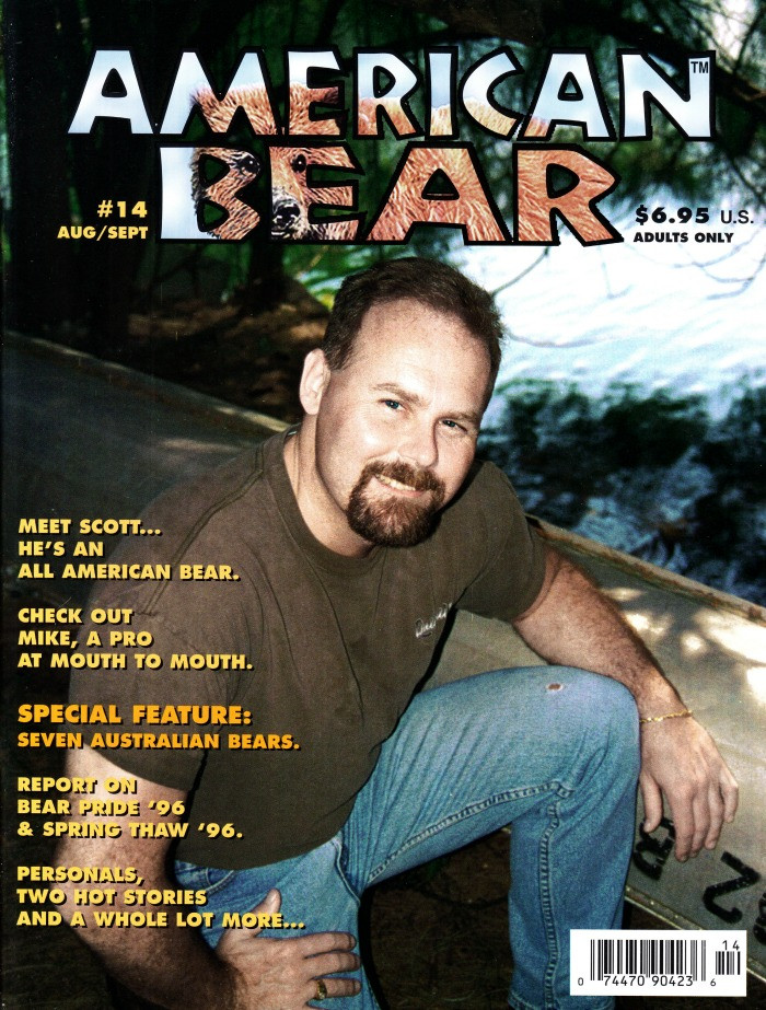 American Bear Magazine Volume 3 #14 August September 1996 Gay, Meet Scott All American, Seven Australian Bears
