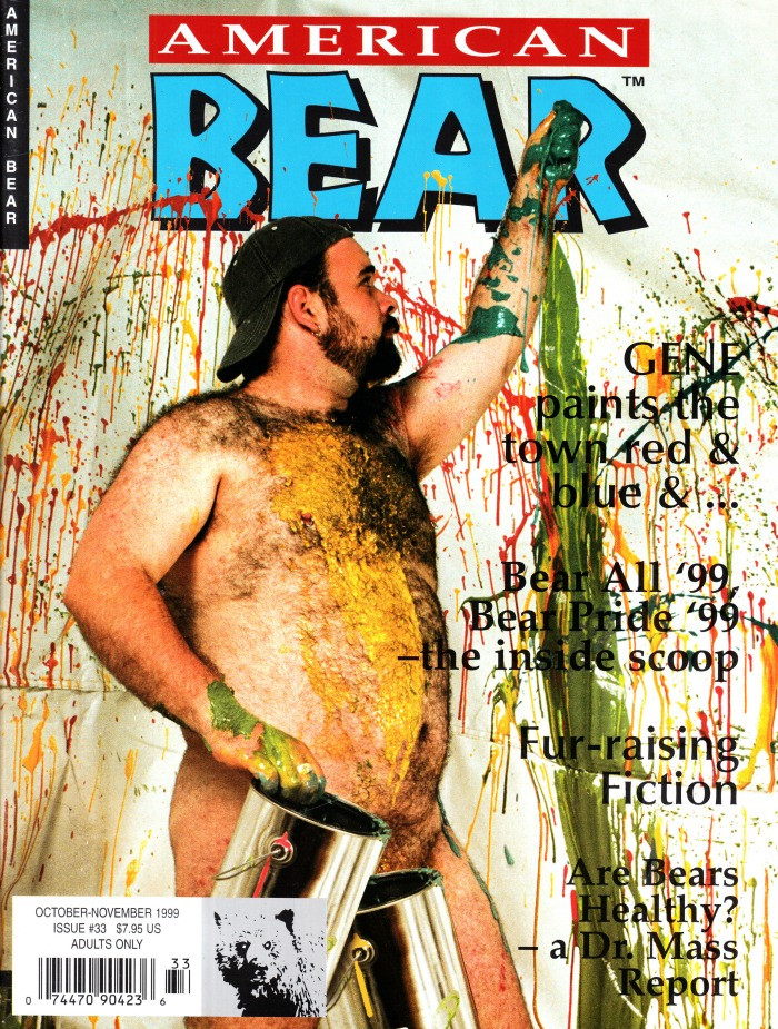 American Bear Magazine Volume 6 #33 October November 1999 Gay, Gene Paints The Town, Pride '99, Bear All 
