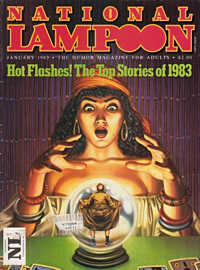 National Lampoon Magazine January 1983 Top Stories Of, Bohemian Grove Murders 
