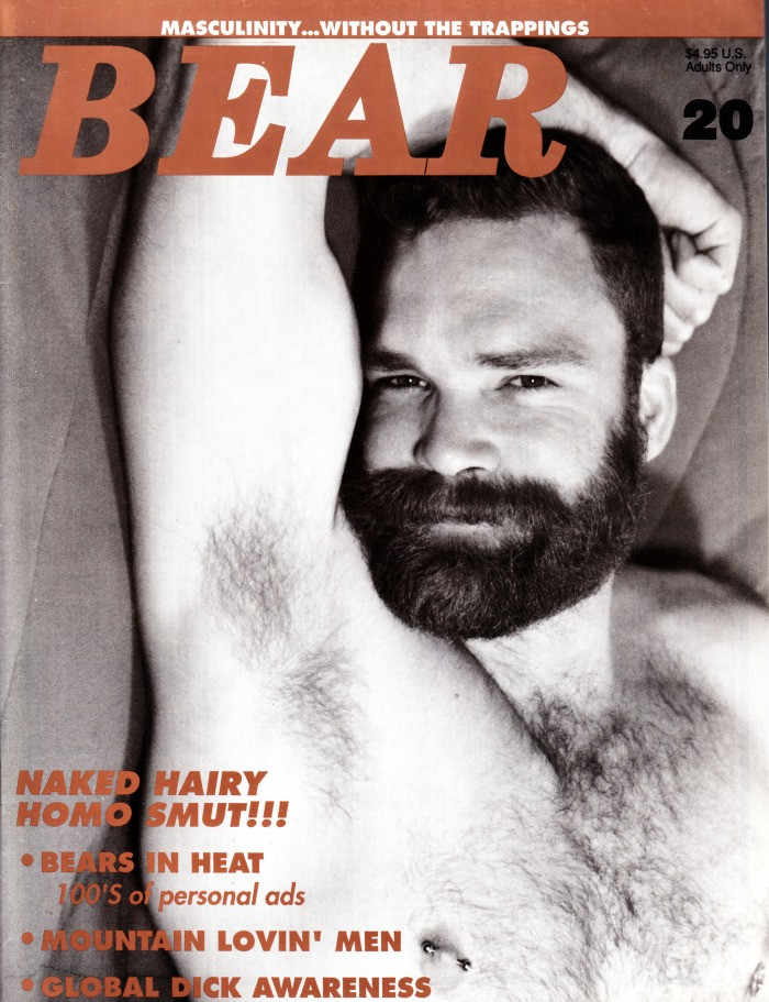 Bear Magazine #20 1992 Gay, Naked Hairy Homo Smut, Global Dick Awareness, Alex
