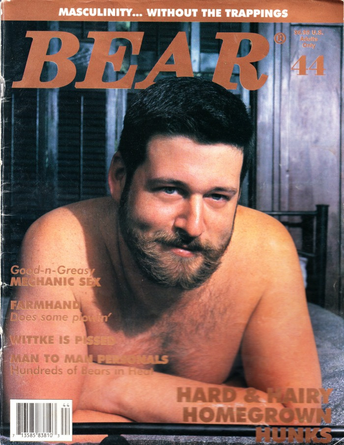 Bear Magazine #44 June 1997 Gay, Hard & Hairy Homegrown Hunks, Mechanic Sex (#1)
