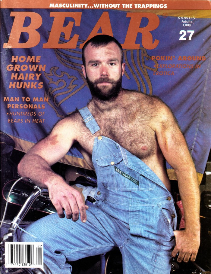 Bear Magazine #27 1993 Gay, Home Grown Hairy Hunks, Bill, Lynn, Mike, Contacts
