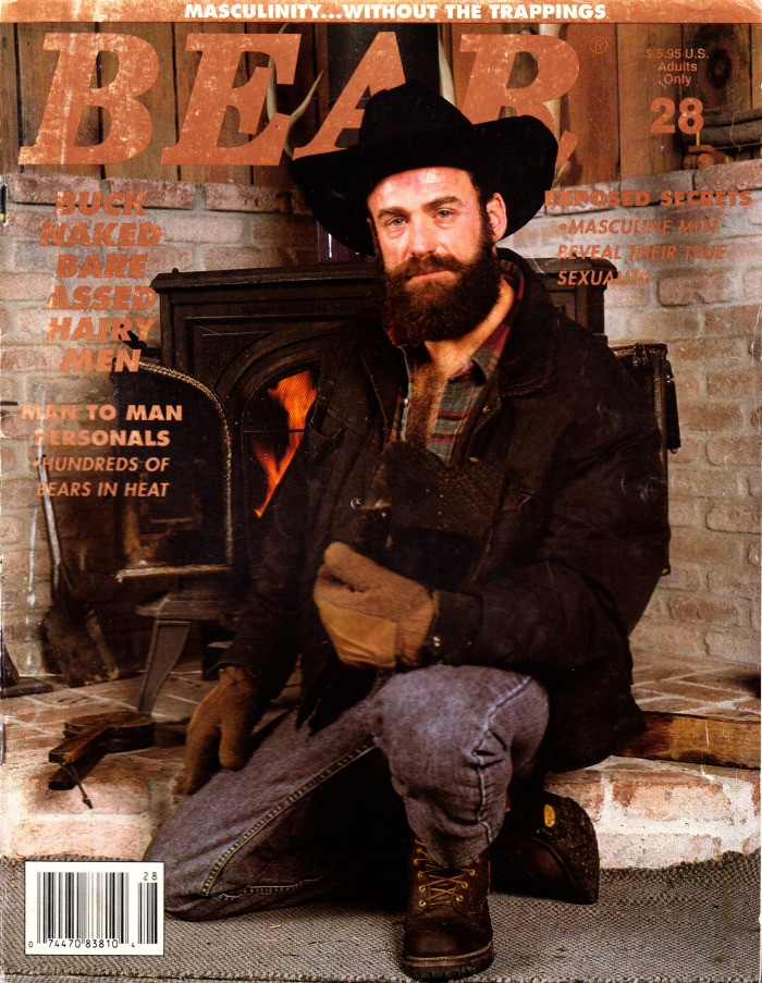 Bear Magazine #28 1994 Gay, Buck Naked, Bare Assed, Hairy Men, Barry, Pete, Will

