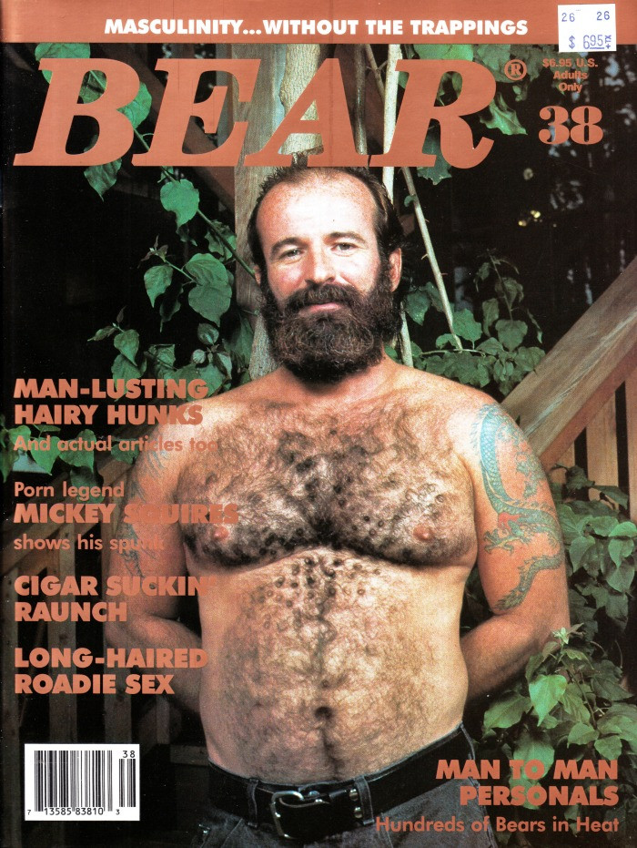 Bear Magazine #38 June 1996 Gay, Man Lusting Hairy Hunks, Legend Mickey Squires (#2)
