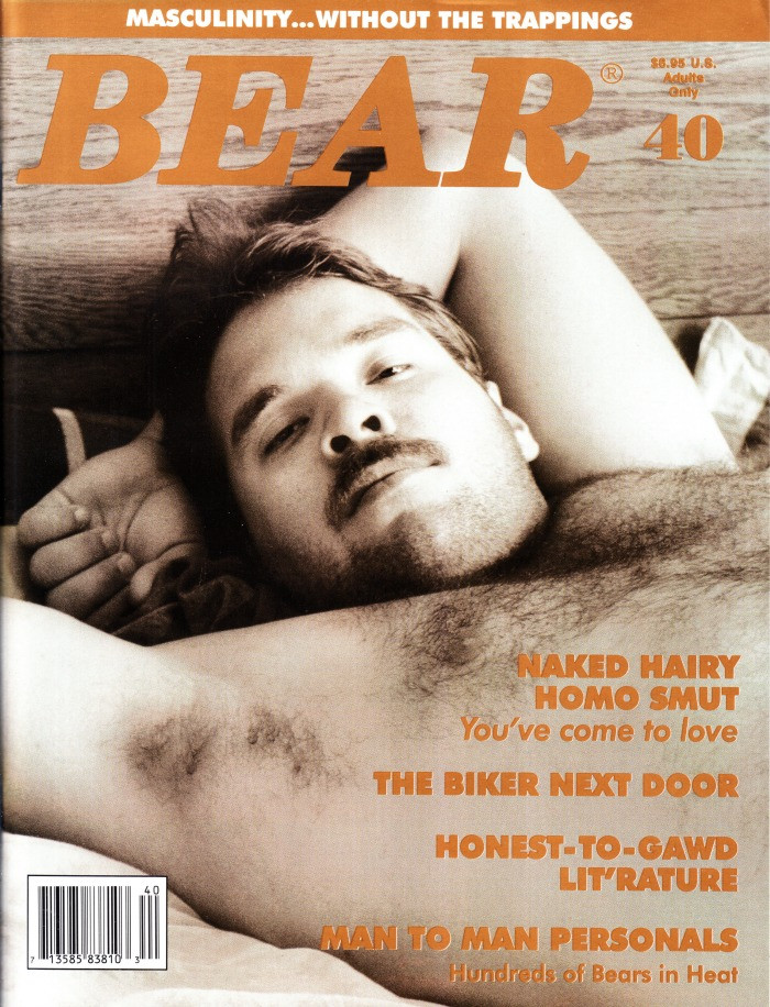 Bear Magazine #40 October 1996 Gay, Naked Hairy Homo Smut, The Biker Next Door (#2)
